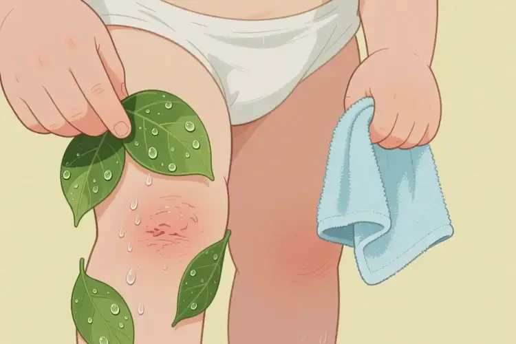 幼兒小腿上容易長(zhǎng)濕疹能夠徹底治愈嗎(圖1)