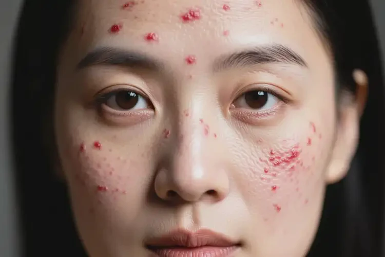 女人面部有濕疹不管它會自己好嗎(圖4)