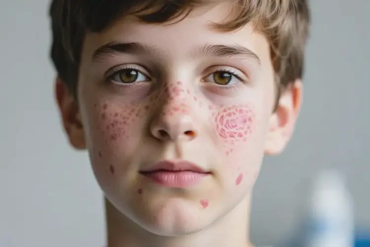 青少年臉上容易起濕疹能徹底自愈嗎(圖1)