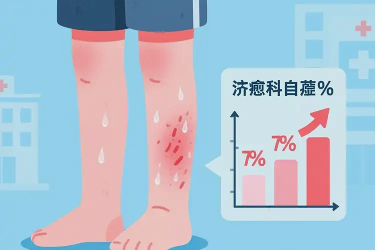 青年人小腿上容易長濕疹不管它會(huì)自己痊愈嗎(圖4)