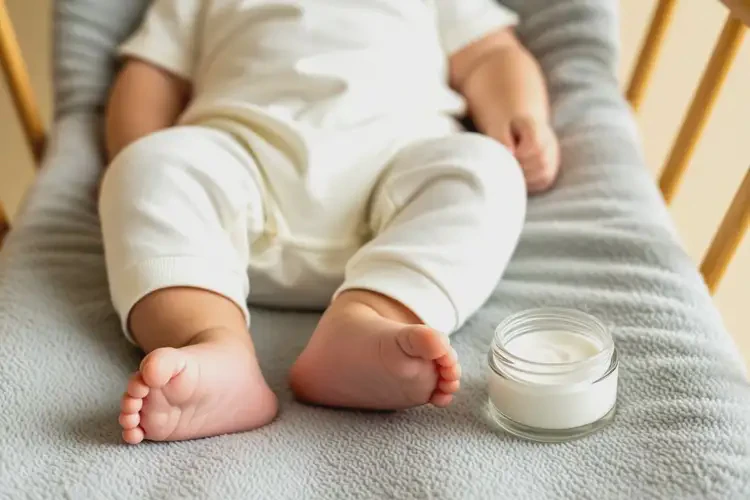 新生兒腳上出濕疹能徹底自愈嗎(圖3)