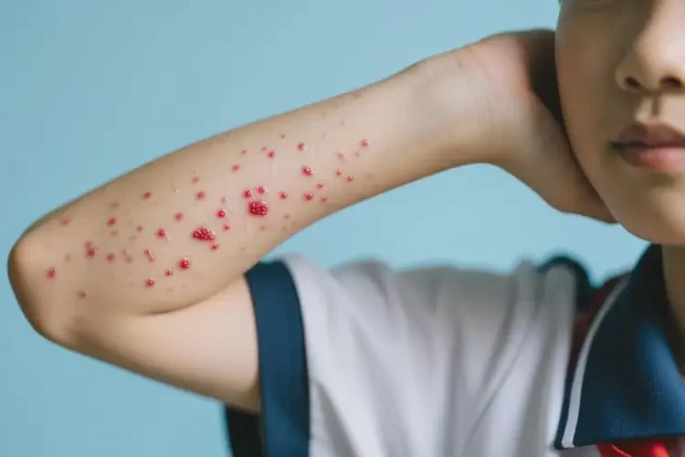 中學(xué)生手臂出現(xiàn)濕疹不管它會自己痊愈嗎(圖2)