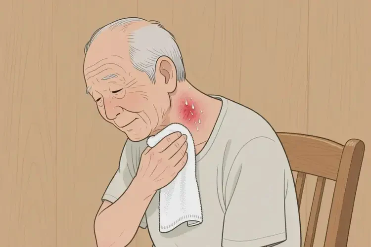 老年人脖子有濕疹能徹底自愈嗎(圖2)