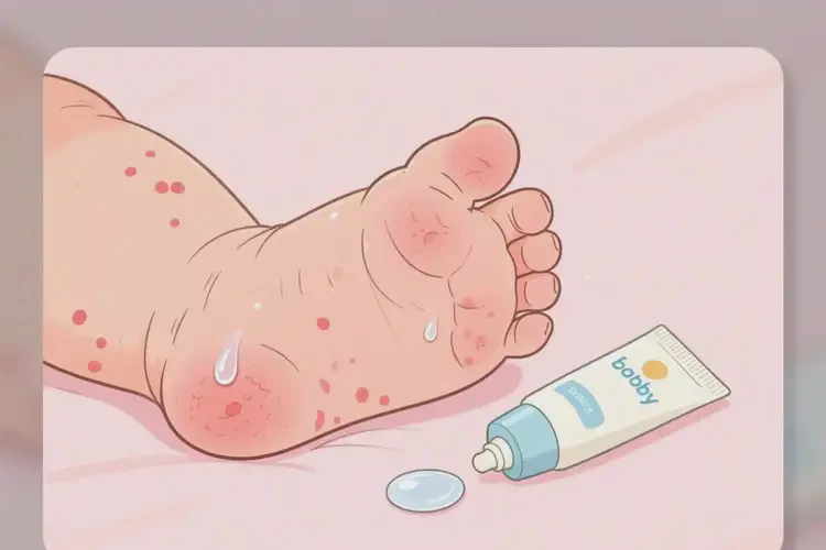 新生儿脚上经常起湿疹能彻底自愈吗(图2)