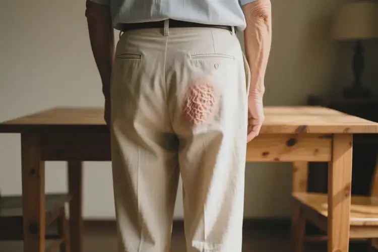 老年人屁股上起濕疹能夠徹底治愈嗎(圖1)