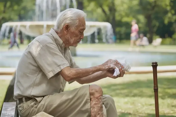 老年人小腿上出現(xiàn)濕疹不管它會自己自愈嗎(圖3)