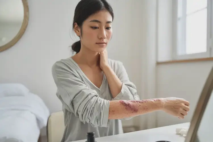 男生四肢有濕疹能夠徹底治愈嗎(圖2)