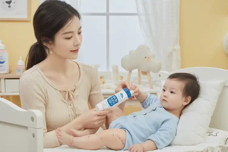 小儿大腿起湿疹不管它会自己自愈吗(图2)