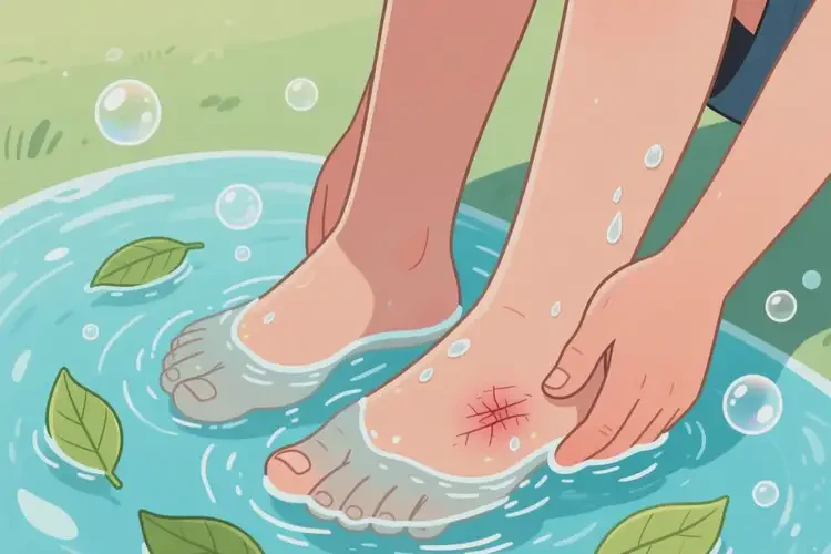 青少年腳上出濕疹能不能徹底自愈(圖1)