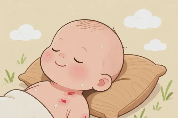 新生兒脖子上出濕疹能靠自己自愈嗎(圖1)