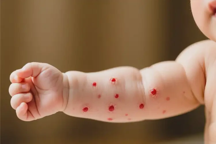 嬰兒手臂上出濕疹不管它會(huì)自己痊愈嗎(圖2)