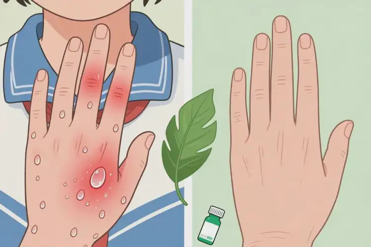 中學生手上偶爾長濕疹不管它會自己好嗎(圖2)