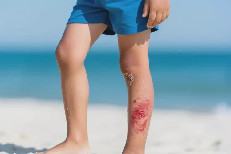 少兒小腿長濕疹能徹底自愈嗎(圖1)