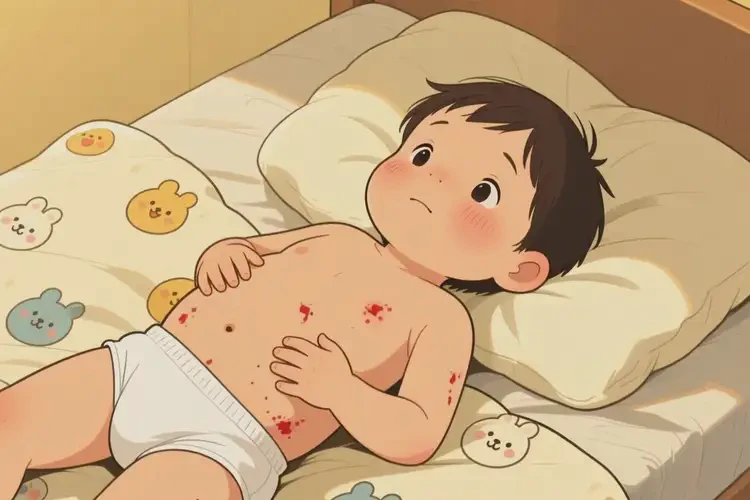 小孩肚子經(jīng)常長濕疹不管它會自己自愈嗎(圖2)