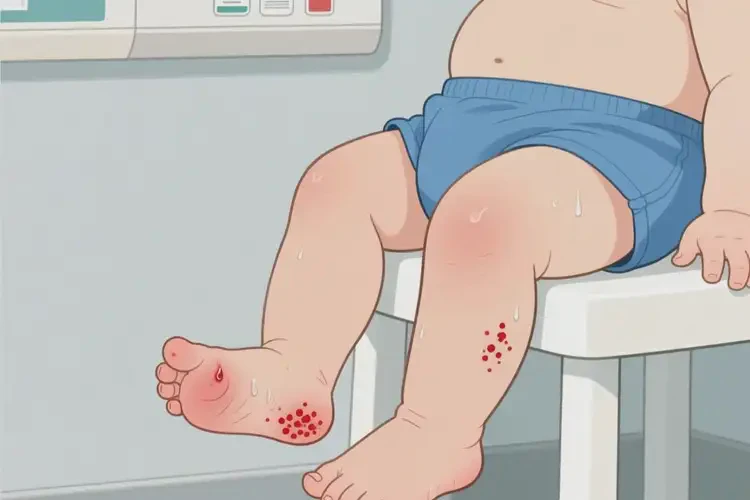 幼儿四肢有湿疹不管它会自己自愈吗(图1)