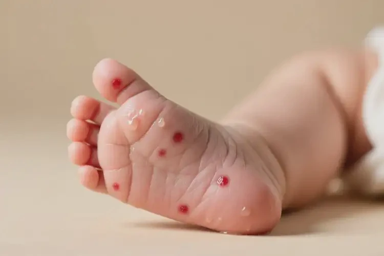 嬰兒腳上經(jīng)常長濕疹不管它會自己痊愈嗎(圖4)