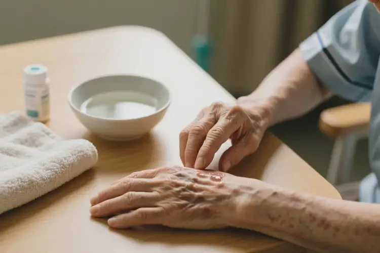 老年人手臂容易起濕疹能徹底自愈嗎(圖1)