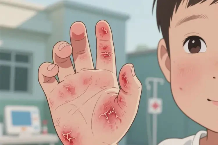 小孩手上容易長濕疹不管它會自己自愈嗎(圖4)