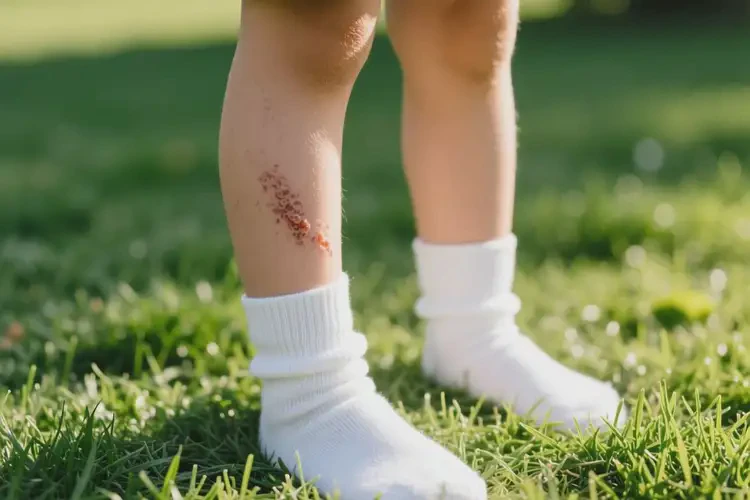 孩子四肢偶尔起湿疹不管它会自己好吗(图1)