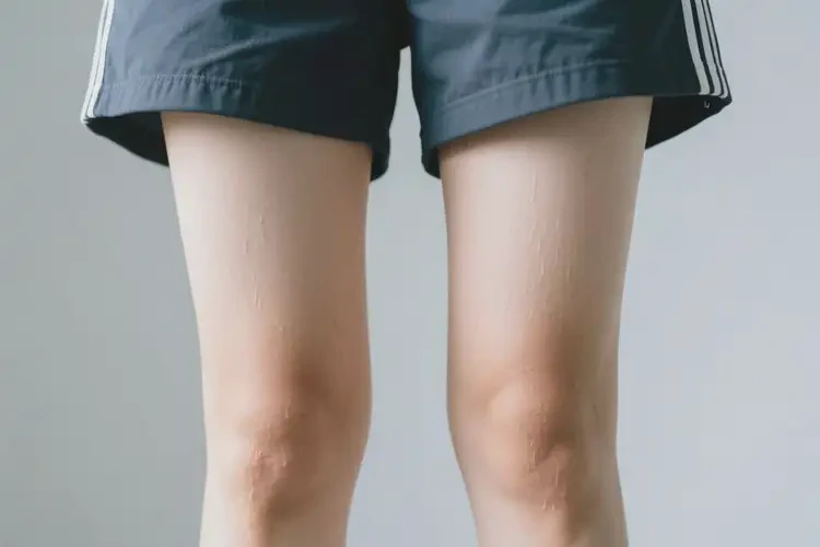 大学生大腿上偶尔长湿疹不管它会自己自愈吗(图1)