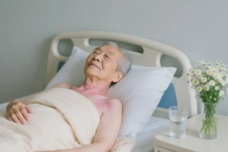 老人脖子起濕疹可以徹底自愈嗎(圖2)