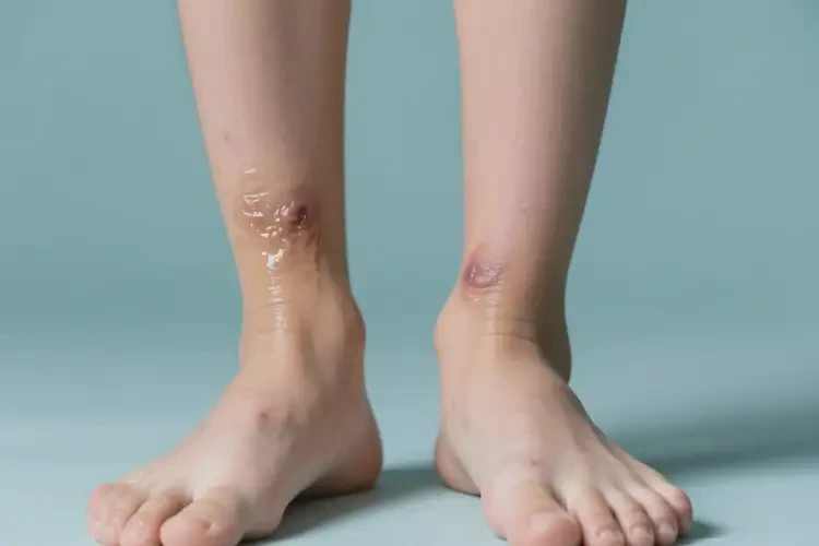 青少年腳上有濕疹可以徹底自愈嗎(圖1)