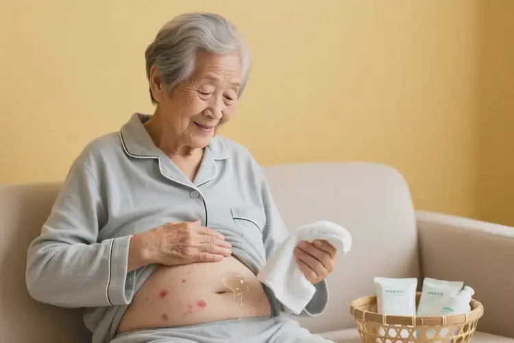 高齡老人肚子上容易起濕疹不管它會自己自愈嗎(圖4)
