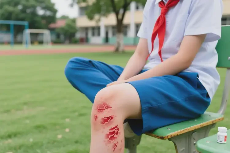 中學(xué)生大腿長(zhǎng)濕疹不管它會(huì)自己好嗎(圖3)