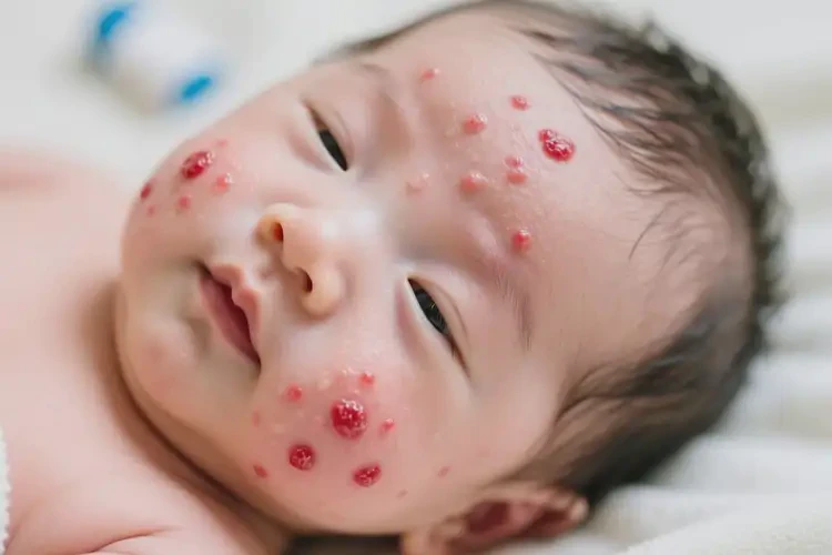 嬰幼兒面部出濕疹能徹底自愈嗎(圖4)