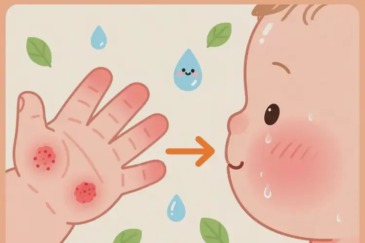 嬰兒身上長濕疹不管它會自己自愈嗎(圖2)