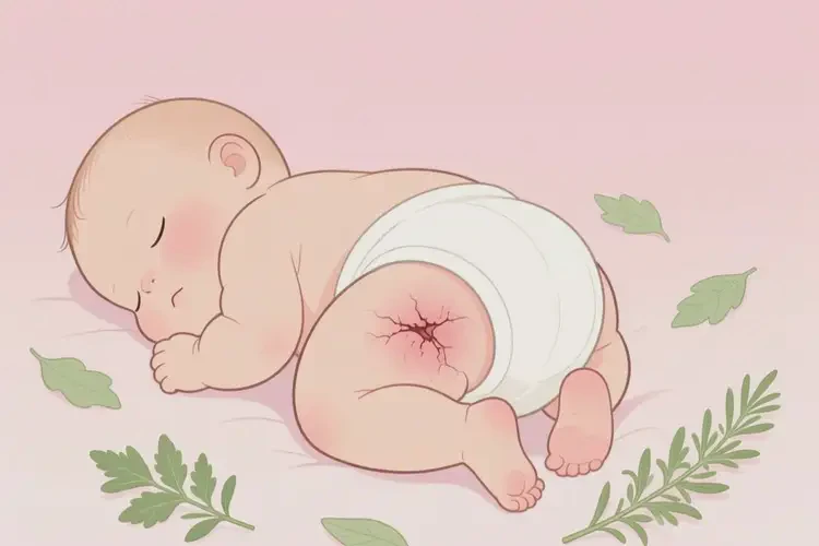 嬰兒肛周容易起濕疹不管它會自己痊愈嗎(圖4)