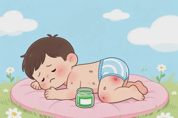 少兒屁股上容易長濕疹可以徹底自愈嗎(圖4)