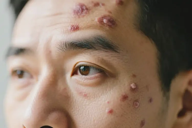 男性脸上容易起湿疹不管它会自己自愈吗(图3)