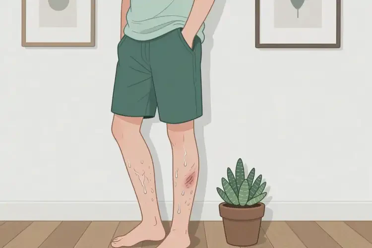 青年人小腿上有濕疹能不能徹底自愈(圖2)