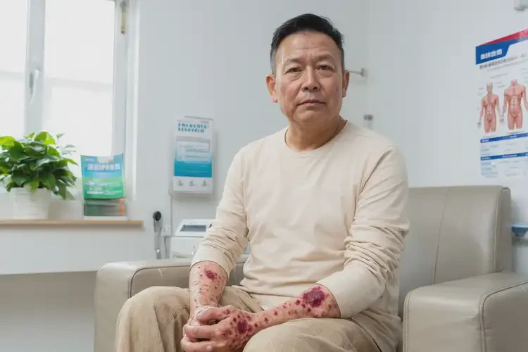 男生四肢出濕疹能靠自己自愈嗎(圖1)