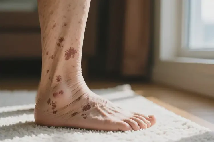 高齡老人腳上出濕疹不管它會自己自愈嗎(圖2)