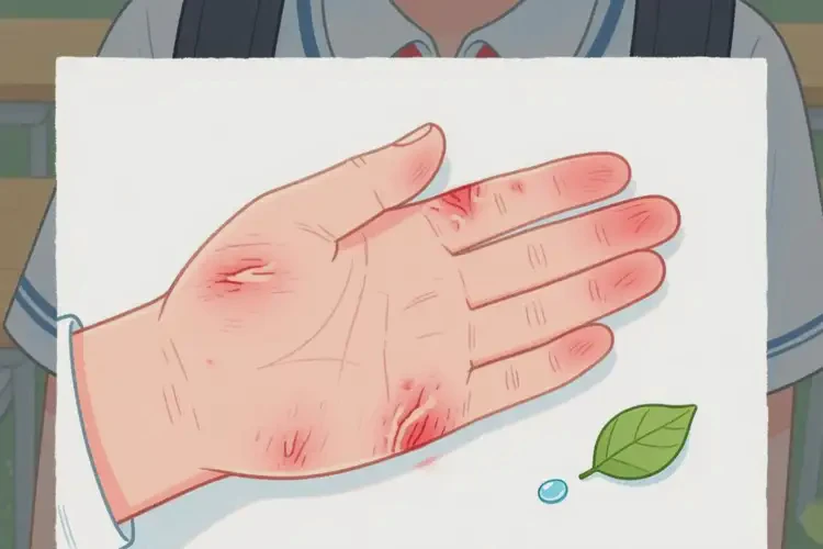 中學(xué)生手上長濕疹可不可以徹底自愈(圖4)