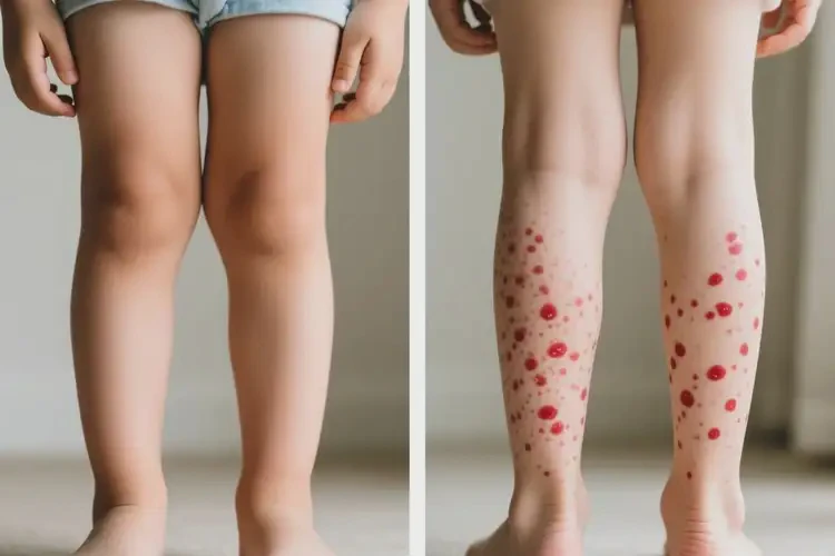 小儿小腿偶尔长湿疹不管它会自己自愈吗(图3)