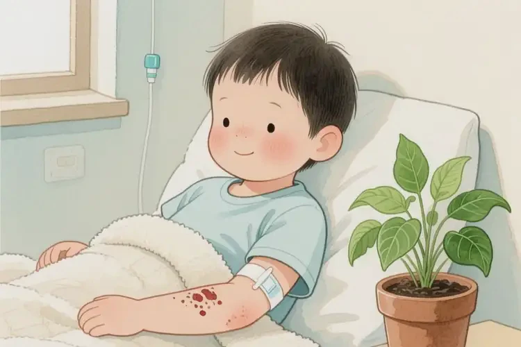 小兒手臂上起濕疹能靠自己自愈嗎(圖3)