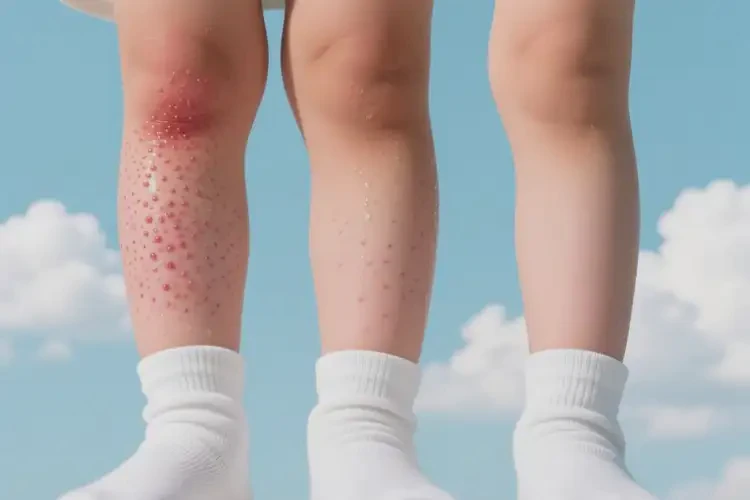 孩子小腿經(jīng)常長濕疹可以徹底自愈嗎(圖2)