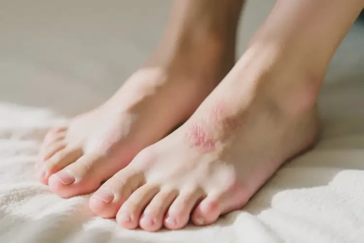 青少年腳上有濕疹可以徹底自愈嗎(圖2)