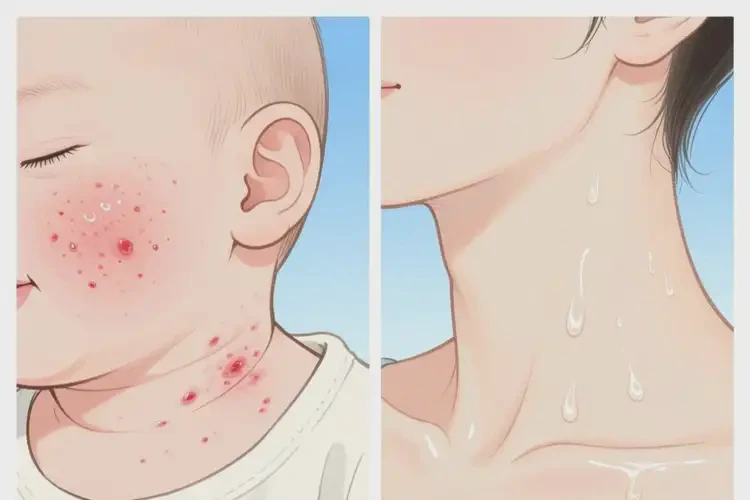 幼兒脖子經(jīng)常起濕疹不管它會(huì)自己痊愈嗎(圖4)