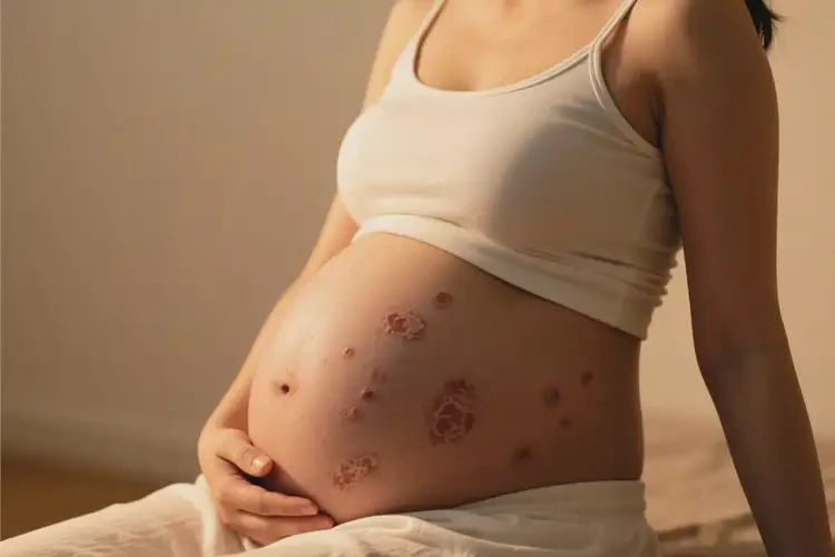 孕婦肚子上出濕疹能靠自己自愈嗎(圖3)