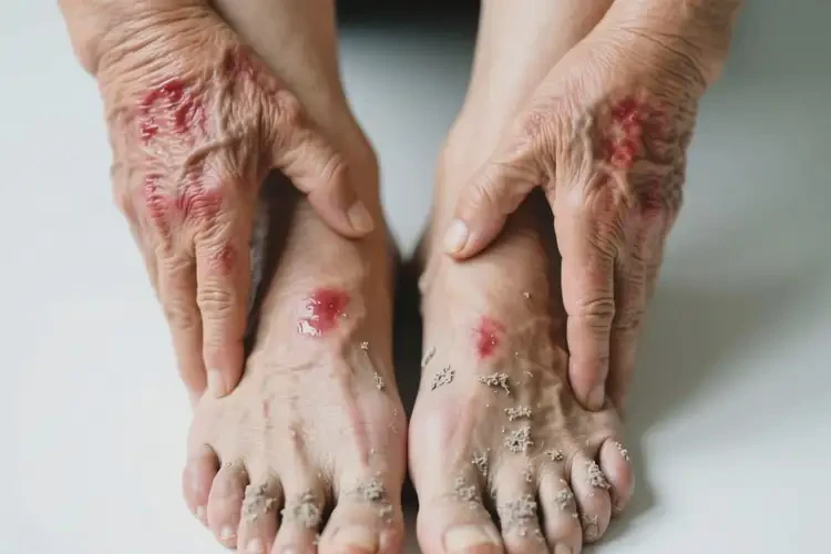 老人四肢出濕疹不管它會(huì)自己痊愈嗎(圖4)