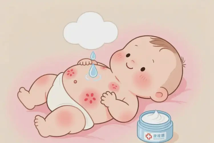 婴幼儿肚子上容易长湿疹不管它会自己好吗(图3)