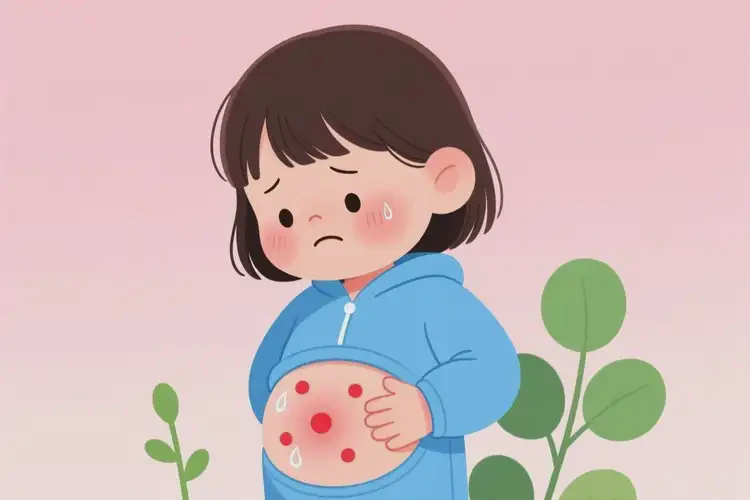 少兒肚子容易起濕疹不管它會(huì)自己自愈嗎(圖3)