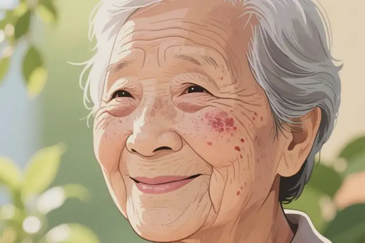 老年人面部偶爾起濕疹不管它會(huì)自己自愈嗎(圖4)