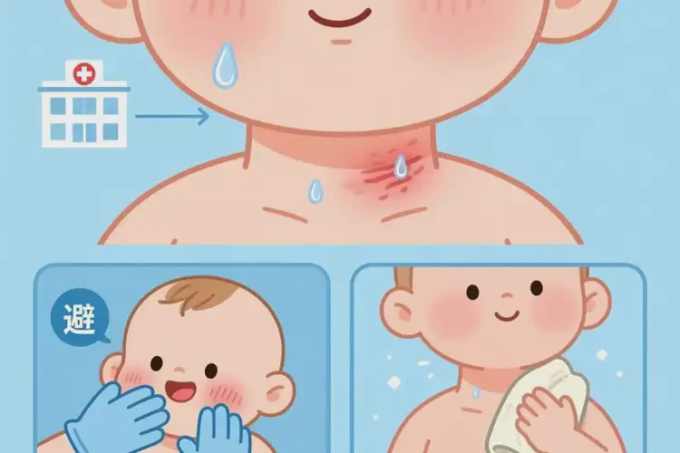 寶寶脖子上出濕疹能夠徹底治愈嗎(圖2)
