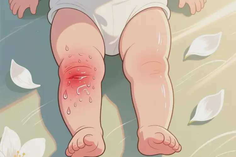 寶寶大腿上出濕疹能徹底自愈嗎(圖3)