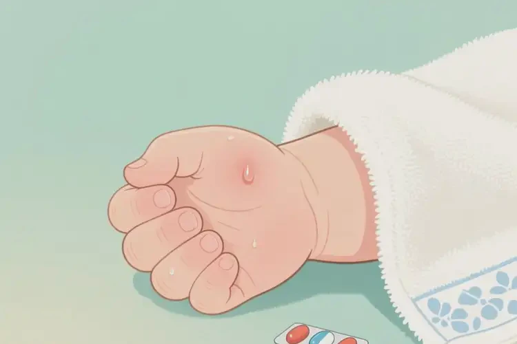 寶寶身上容易長濕疹不管它會自己好嗎(圖4)